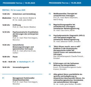 Programm 26. Jahrestagung PSO, Freitag