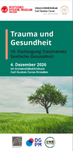 Cover Flyer Veranstaltung "Trauma und Gesundheit"