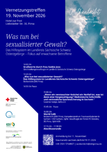 Flyer Vernetzungstreffen Pirna 19.11.2026